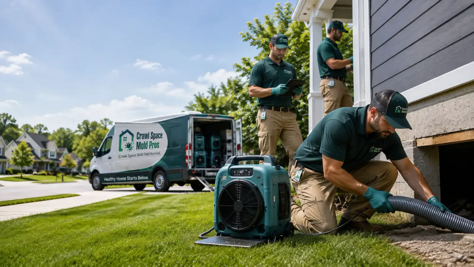 Crawl Space Mold Removal in Illinois